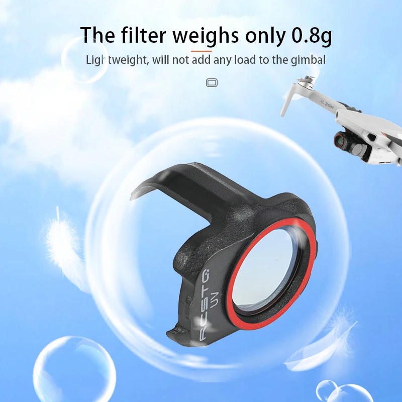 Description Picture 6 of itemRCSTQ For Dji Mini 4K Drone Lenses Filter Set UV/CPL/4NDPL/8NDPL/16NDPL/32 ND PL Camera Lens filter for Dji Mini 4K Accessories