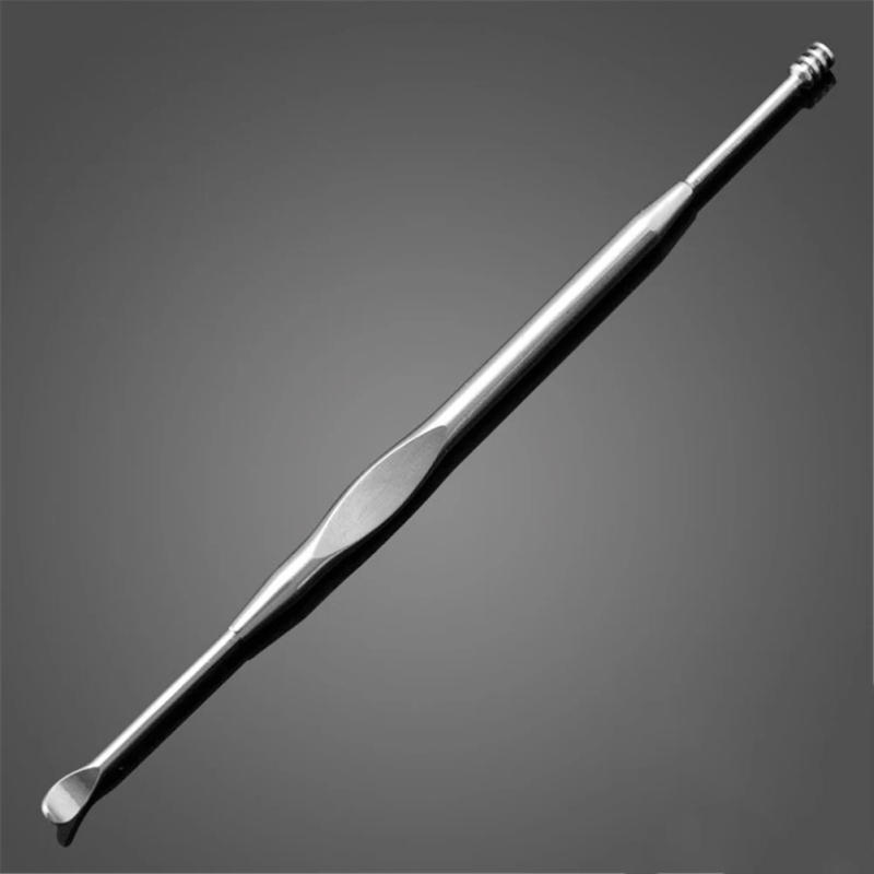 Description Picture 3 of itemDigging Earpick Cleaner Ear Spoon Ear Health Care Cleaning Stainless Steel Ear Pick Cleaner Portable Dig Ear Curette Tools