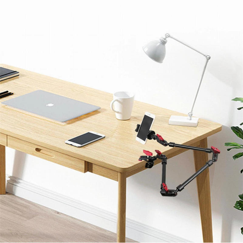 Description Picture 4 of itemHot Camera Magic Arm Articulating Arm 32" Bracket for Gopro Action Camera Smartphone Camcorder Clamp Mount Webcam Photo Studio