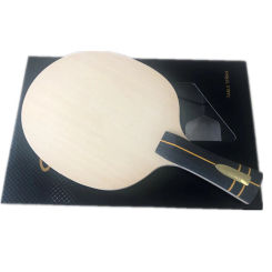 Stuor Nobilis GOLD Carbon Fiber Hinoki Table Tennis Blade Ping Pong Racket 7 layers With Built-out Paddle Racket for Fast Attack