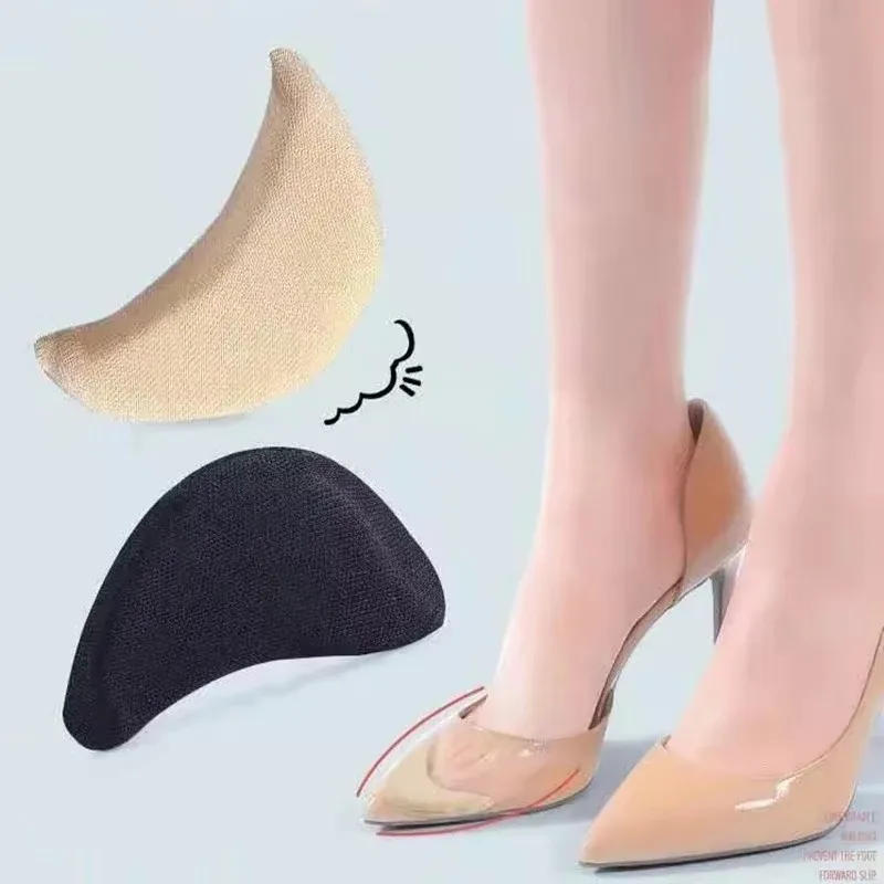 Description Picture 6 of item6pcs Sponge Forefoot Insert Pads Women Adjust Reduce Shoe Size Pain Relief High Heel Filler Insoles Forefoot Toe Plug Cushion