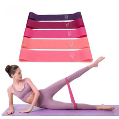 Yoga Resistance Band Women's Squat Hips Tension Bands Pilates Gym Fitness Equipment Tension Slim Legs Slim Hands Elastic Circle