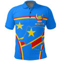 New Summer 3D Democratic Republic Of The Congo Flag Printing Polo Shirt Congo Coat Of Arms Graphic Polo Shirts Fashion Clothing