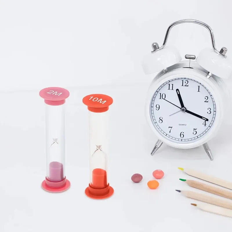 Description Picture 5 of item6 Pieces/set Hourglass 30S/1/2/3/5/10 Minutes Sand Table for ChildrenGift Home Decoration Clock Timer Clocks Decor Garden