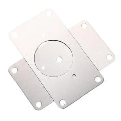 Stainless Steel Hinge Fixing Plate Kit Cabinet Door Hinge Repair Plate Bracket with Mounting Screw for Kitchen Furniture