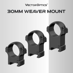 Vector Optics 30Mm Scope Ring Weaver Rail Aluminum Hunting Acessories Mounting Ring for Outdoor