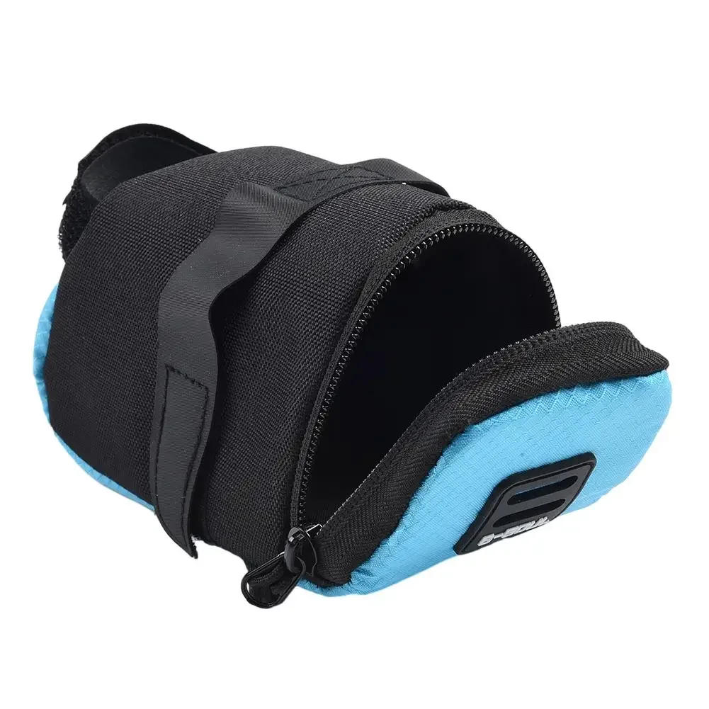 Description Picture 4 of item1X Bicycle Bag Bike Saddle Bag Cycling Seat Tail Pouch Foldable Seatpost Storage Bag Backpack Bicycle 15x7x7cm Bikepacking