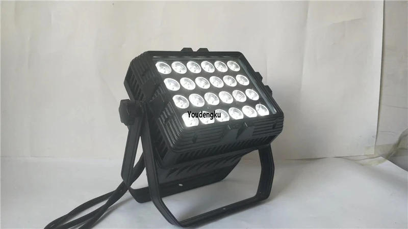 Description Picture 5 of item6pcs 24*18W RGBWA UV 6IN1 Multi-Color DMX 512 waterproof LED Wall Washer Floodlight Outdoor IP 65 led City Color wash light