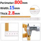 800x15x2.8mm