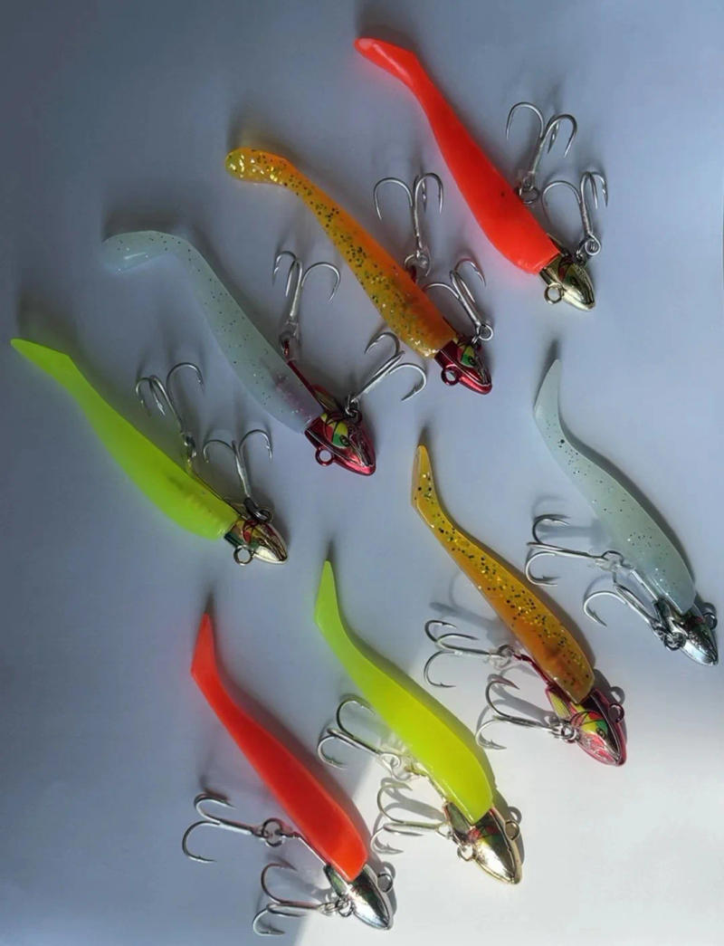 Description Picture 5 of item1PCS Jig Head Soft Bait 14g-34g Long Casting Sinking Fishing Lure Seabas Pesca Artificial Bait  for Saltwater Fishing