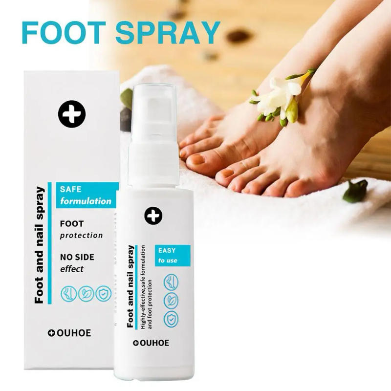 Description Picture 6 of item30ml Foot Deodorizing Spray Sweaty Feet Anti-itching Spray Odor-removing Peeling Foot Care Spray Foot Care
