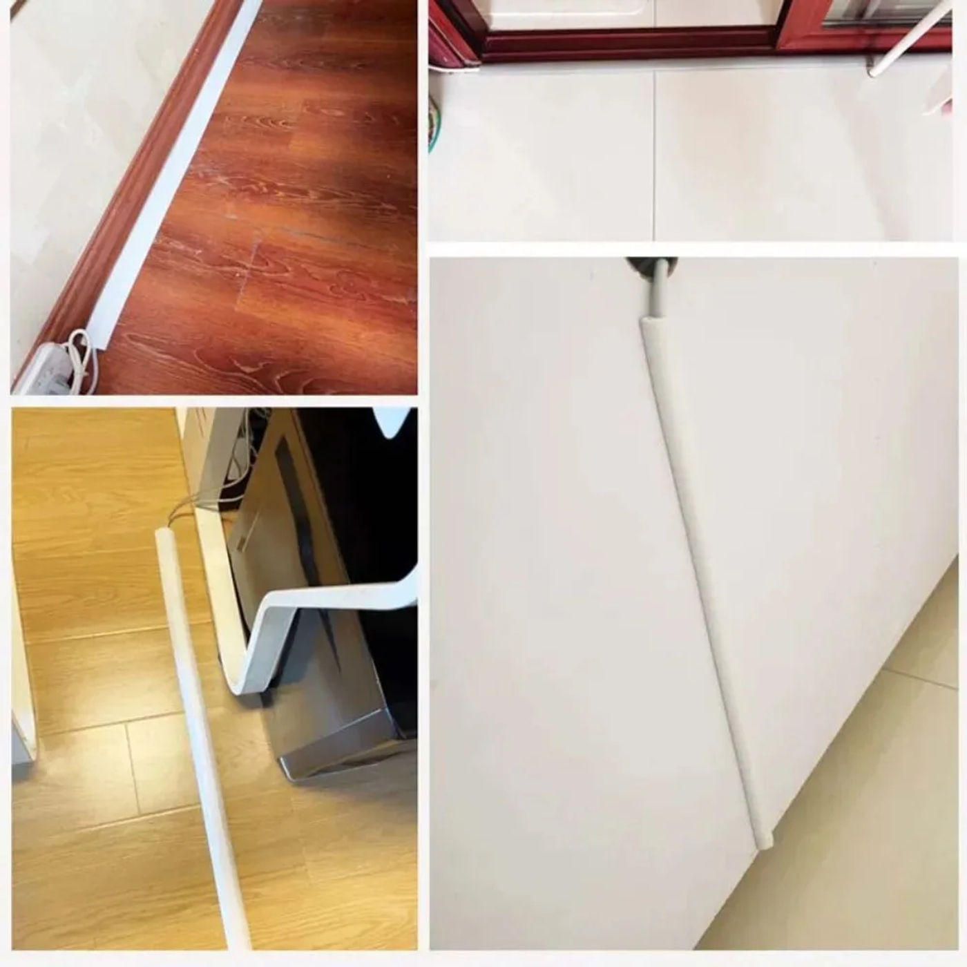 Description Picture 5 of item3m Floor Cable Protector PVC Flex Cable Protector Self-adhesive Power Cable Protector Extended Wire Duct Floor Cable Cover