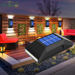 Outdoor Solar Wall Lamp LED Waterproof Garden Decoration Fence Courtyard Villa Park Super Lighting Landscape Sun Powered Light