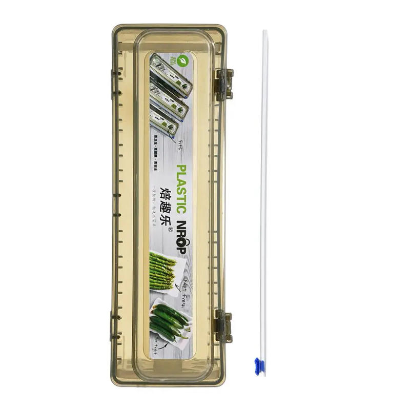 Description Picture 2 of itemPlastic Wrap Dispenser Fixing Foil Cling Film Cutter Food Wrap Plastic Sharp Dispenser Cutter Organizer Kitchen Tool Accessories