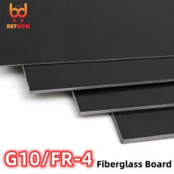 G10 Epoxy Resin Plate Black FR4 Glass Fiber Board Anti-static High Temperature Insulation Board Custom Processing Engraving