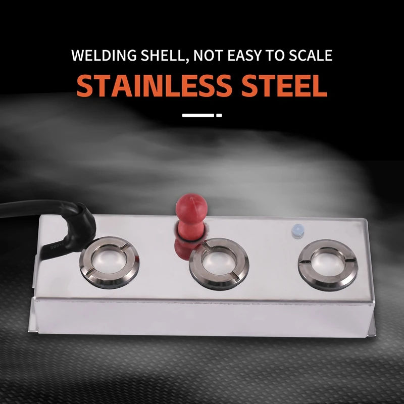 Description Picture 4 of item3 Head Mist Maker Ultrasonic Mist Fogger Air Humidifier Water Fountain Fog Maker Machine Stainless Steel Fogger