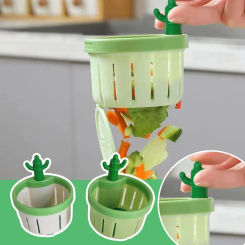 1/2pcs Leakage-proof Cactus Kitchen Sink Drain Strainer Food Waste Catcher Easy Cleaning Sink Drain Basket Anti-clogging