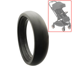 Stroller Tire For Silver Cross Nova Or Jet Buggy Wheel Tyre Cover Pushchair Outer Casing PU Tubless Baby Replace Accessories