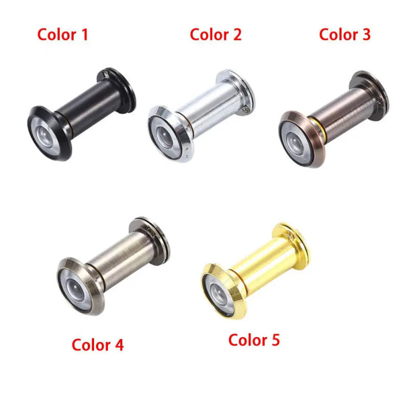 Description Picture 3 of item200 Degree Wide Angle Peephole Door Viewer Cat Eye Mirror HD Glass Lens Security Anti-Theft Anti-Skid Anti-Rotation for Home