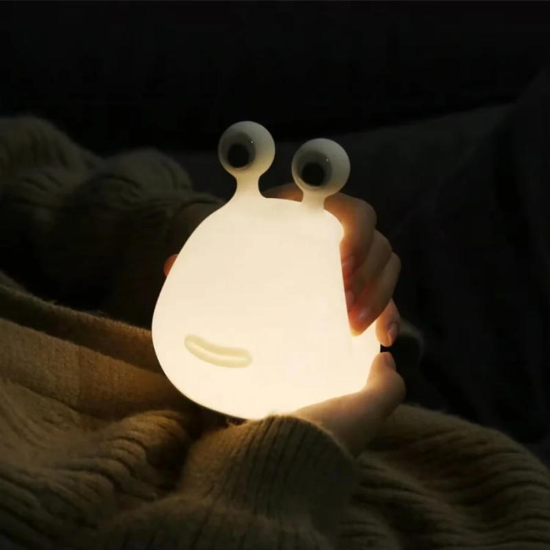 Description Picture 4 of item1pc Home lighting Bedside Silicone Animal Night Lights New design Cute Silicone Led Night Lighting cute slug night lamp