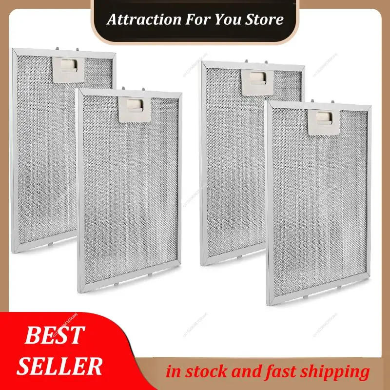 Description Picture 6 of itemHot Selling W10169961A 4-PCS Range Hood Filter Exhaust Grease Filter With 5-Layer Aluminum Mesh Microwave Compatible