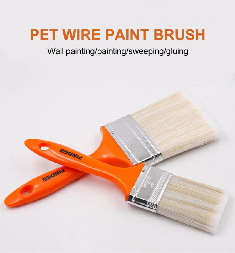 Description Picture 2 of itemHome Improvement Wall Paint Brush PET Soft Bristle Durable Cleaning Brush ABS Handle Home Decoration Oil Painting Brush Tools