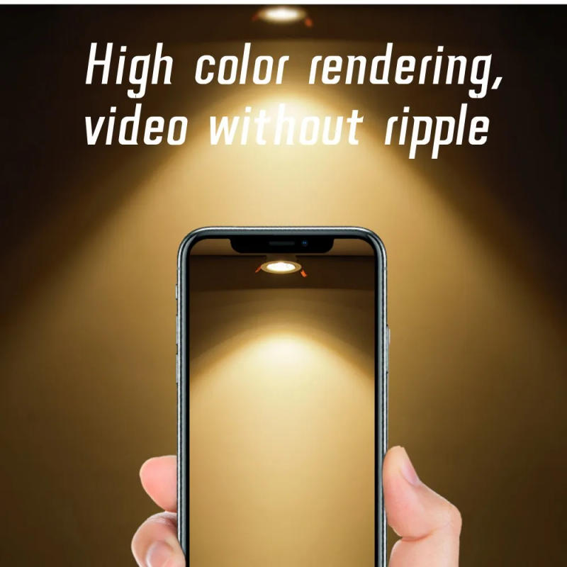 Description Picture 5 of itemLED Circular Downlight Ceiling light 5W10W12W15W18W20W24W COB chip Spotlight Anti-glare AC85-265V Ceiling Lamp Interior lighting