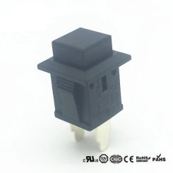 2P2 square reset switch with lockable square button switch KCD1-102A