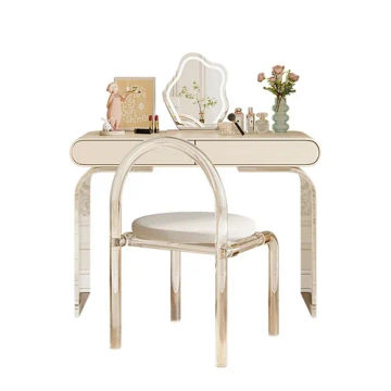 Mirror Dressing Table Nordic Bedroom Vanity Console Cabinet Organizer Modern Salon Storage Coiffeuse De Chambre Home Furniture