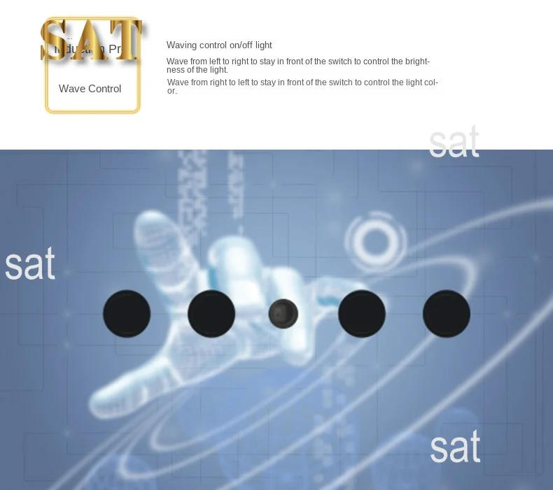 Description Picture 6 of itemSmart Bathroom Mirror Lights Irregular Bright Magnifying Bathroom Mirror Anti Fog Espejos Con Luces Decoration Home