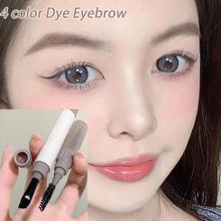 Eyebrow Dye Pencil Waterproof Long Lasting Black Brown Pigment Enhancers Cream Brush Natural Wild Shade Eyebrow Eyeliner Makeup
