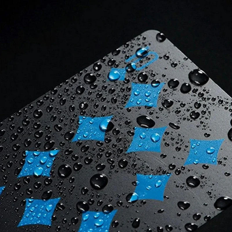 Description Picture 2 of itemWaterproof PVC Pure Black Magic Box-packed Plastic Playing Cards 54pcs Cards Set Deck Poker Classic Magic Tricks Tool Board Game