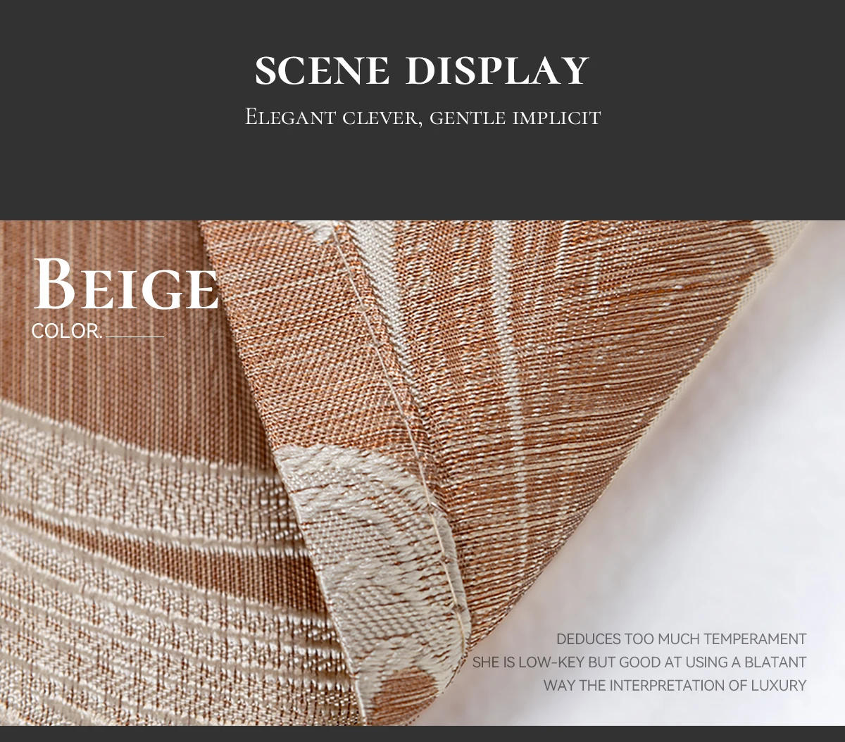 Description Picture 5 of itemLuxury Jacquard Weave Valance for Living Room Pattern Short Curtains Ins Popular Valance Kitchen Window Home Decoration 1 PC