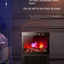 220V Yangzi fireplace heater, household electric heater, living room, bedroom, fast heating and energy-saving heater