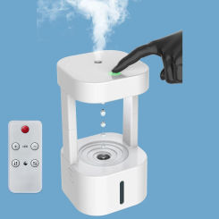 Portable 580ML Water Drop USB Humidifier Diffuser Anti Gravity Ultrasonic Aroma Perfume Cool Mist Maker LED Lamp for Car Bedroom