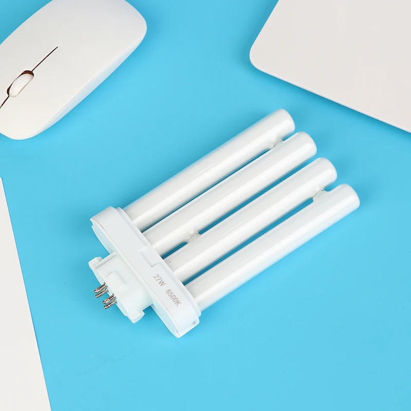 Description Picture 2 of item1Pc 27W AC220V-240V Four Pins Fluorescent Light Tube Square Needles Eye-Protection Light Tubes 6500K Energy Saving Lamp