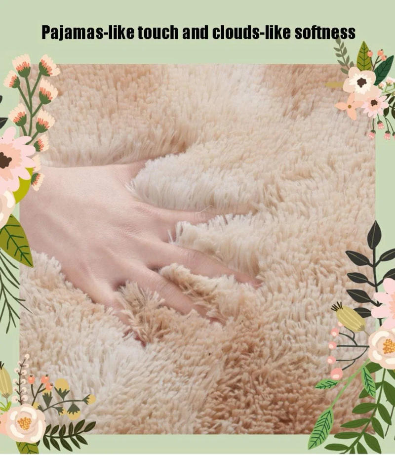 Description Picture 6 of itemVIKAMA Silk Wool Rug Bedroom Carpet Children Carpet Prayer Rugs Living Room Rug Large Room Decoration