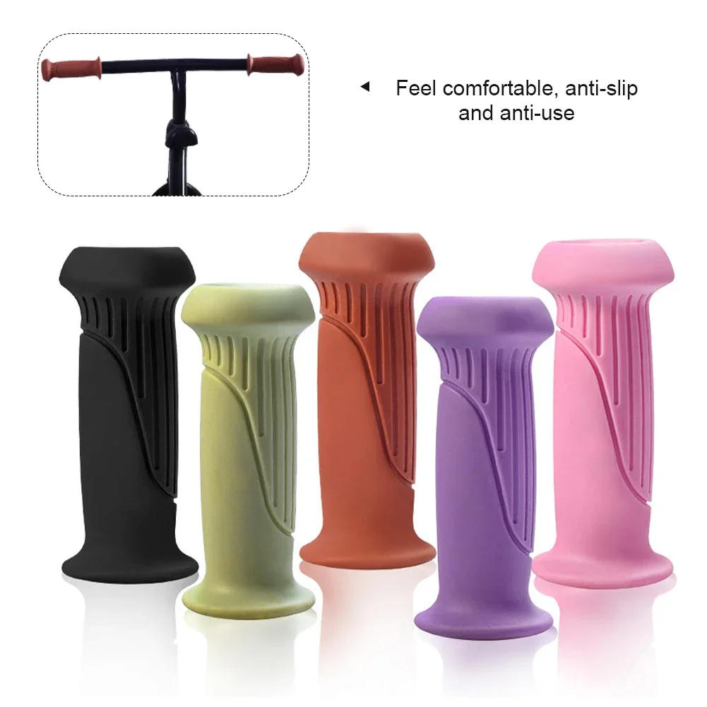 Description Picture 3 of item1 Pair Children's Bicycle Rubber Grip Handlebar Cover Balance Scooter Anti-Slip Handle Accessories For 22MM Handlebar Diameter