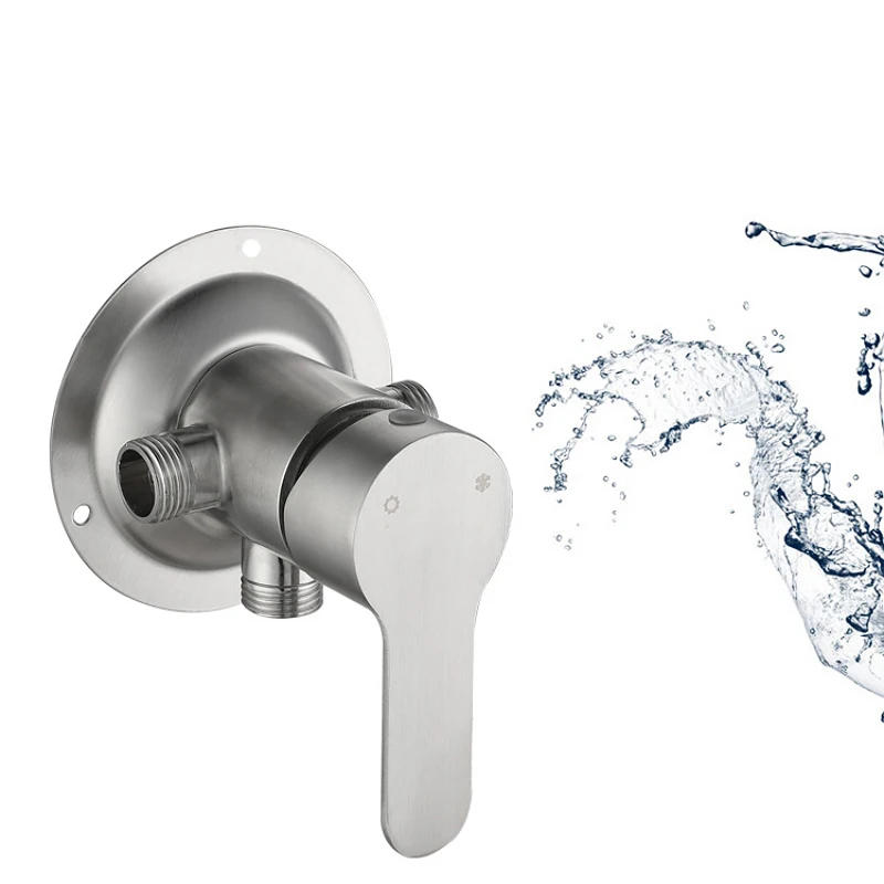 Description Picture 3 of itemWall Shower Faucet Control Valve Switch Stainless Steel Exposed Shower Faucet Toilet Bathroom Solar Water Heater Mixing Valve