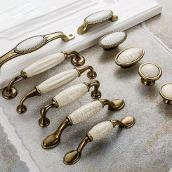 Antique Ceramic Handles for Furniture Drawer Knobs Kitchen Handles Cabinet Knobs and Handles Drawer Pulls Ceramic Knobs