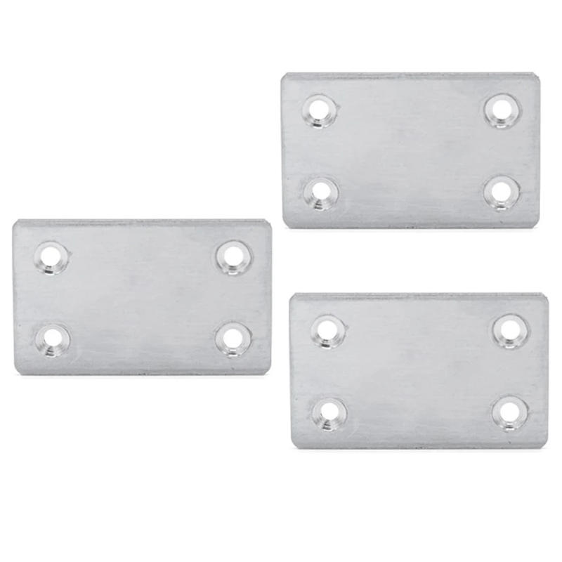Description Picture 4 of itemWooden Angle Corner Brackets Furniture Flat Mending Repair Plate Fastener 4-hole Fixing Piece Furniture Connector Hardware