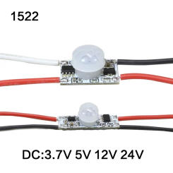 DC 5V 12V 24V Customized PIR Motion Sensor Switch Ceiling Module 5A Infrared Induction Body Sensor Detector Controller