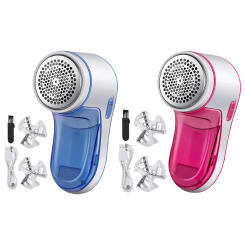 Portable Lint Remover Fabric Shaver Removal Trimmer Interchangeable Blade