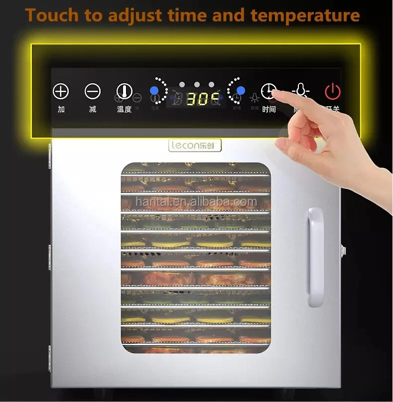 Description Picture 6 of itemVegetable DehydratorFood Fruit And Vegetable  Dryer Dehydrator Food Stainless Steel Food Dehydrator