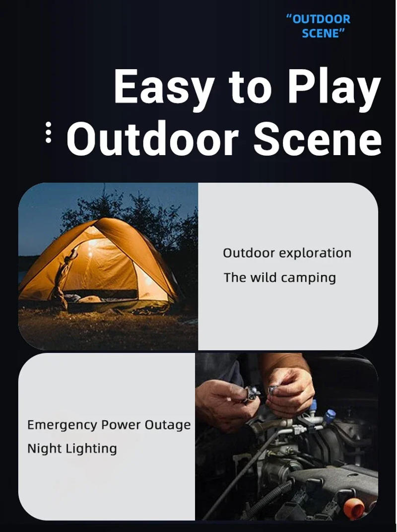 Description Picture 6 of item3 LED Super Bright Flashlight Portable Mini Burst Torch Rechargeable Outdoor Emergency Spotlight with Pen Clip Tail Magnet