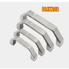 Industrial equipment door internal thread installation handle square non hole handle stainless steel mirror solid handle