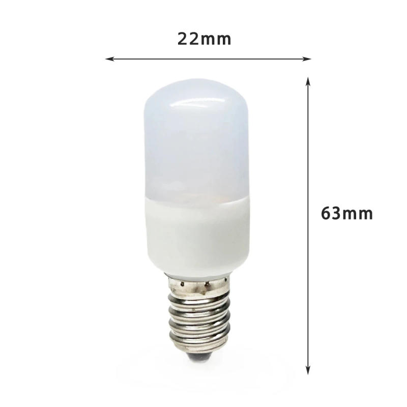 Description Picture 6 of itemM​ini T22 LED Refrigerator Light Blub 2W E12 E14 Freezer Lamp 3000-6000K Sewing Machine Light Replace Incandescent Lamp for Home