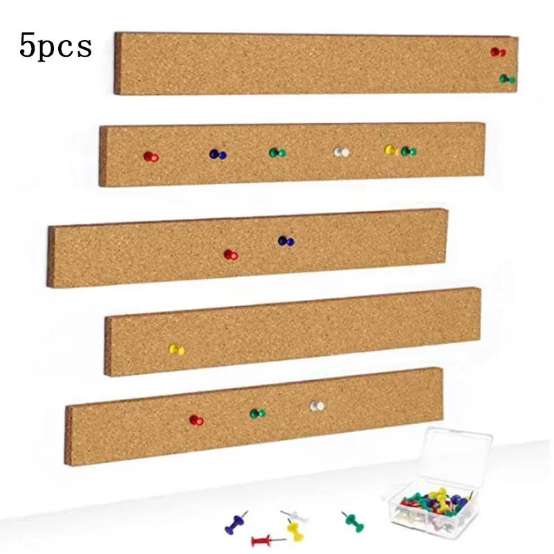 Description Picture 3 of itemCork Board Strips Self Adhesive Cork Board for Walls Desks Homes Classrooms Offices Ideal Notes Photos Schedules Wall Decoration