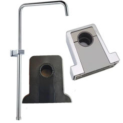 Creative Adjustable Shower Rod Holder Shower Head Slide Rail Bar Stand Clamp Lifting Rod Fixed Bracket Bathroom Accessories