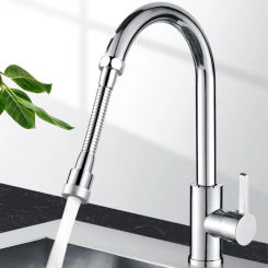 High Pressure Nozzle Filter Faucet Household Universal Splash-proof Swivel Water Saver Kitchen Sink Extender Faucet